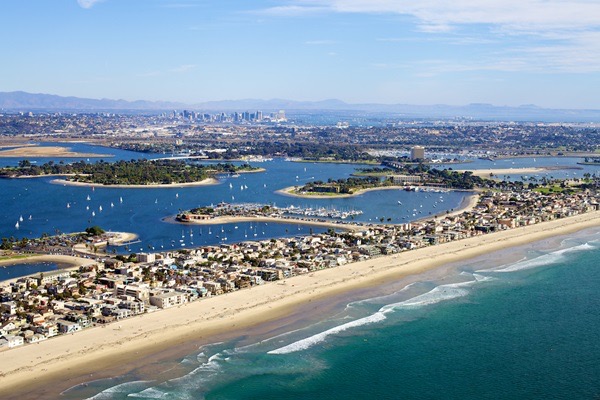 Mission Beach boardwalk — San Diego