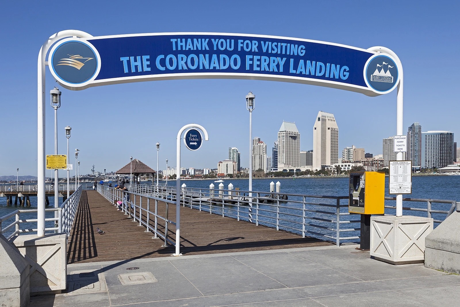 Coronado Ferry — crossing San Diego Bay to the waterfront