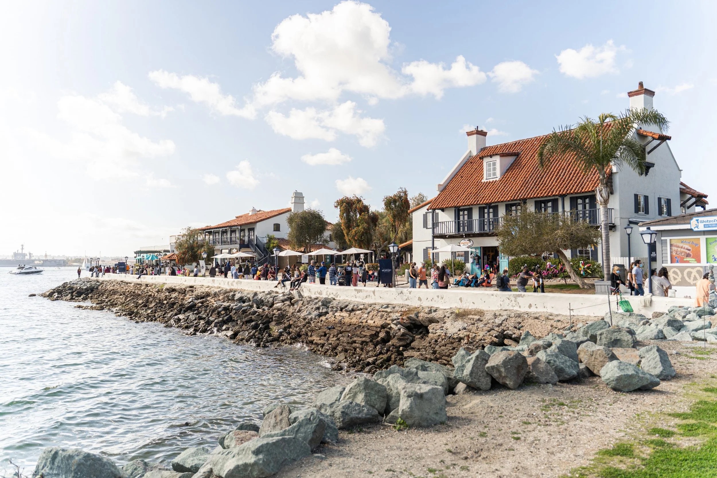 Seaport Village and Embarcadero — San Diego waterfront